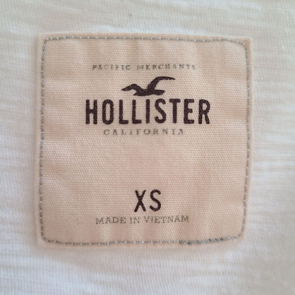 VTG Hollister Y2K White Bow Tank Top Coquette Camisole Fitted XS Fairycore - Picture 8 of 9